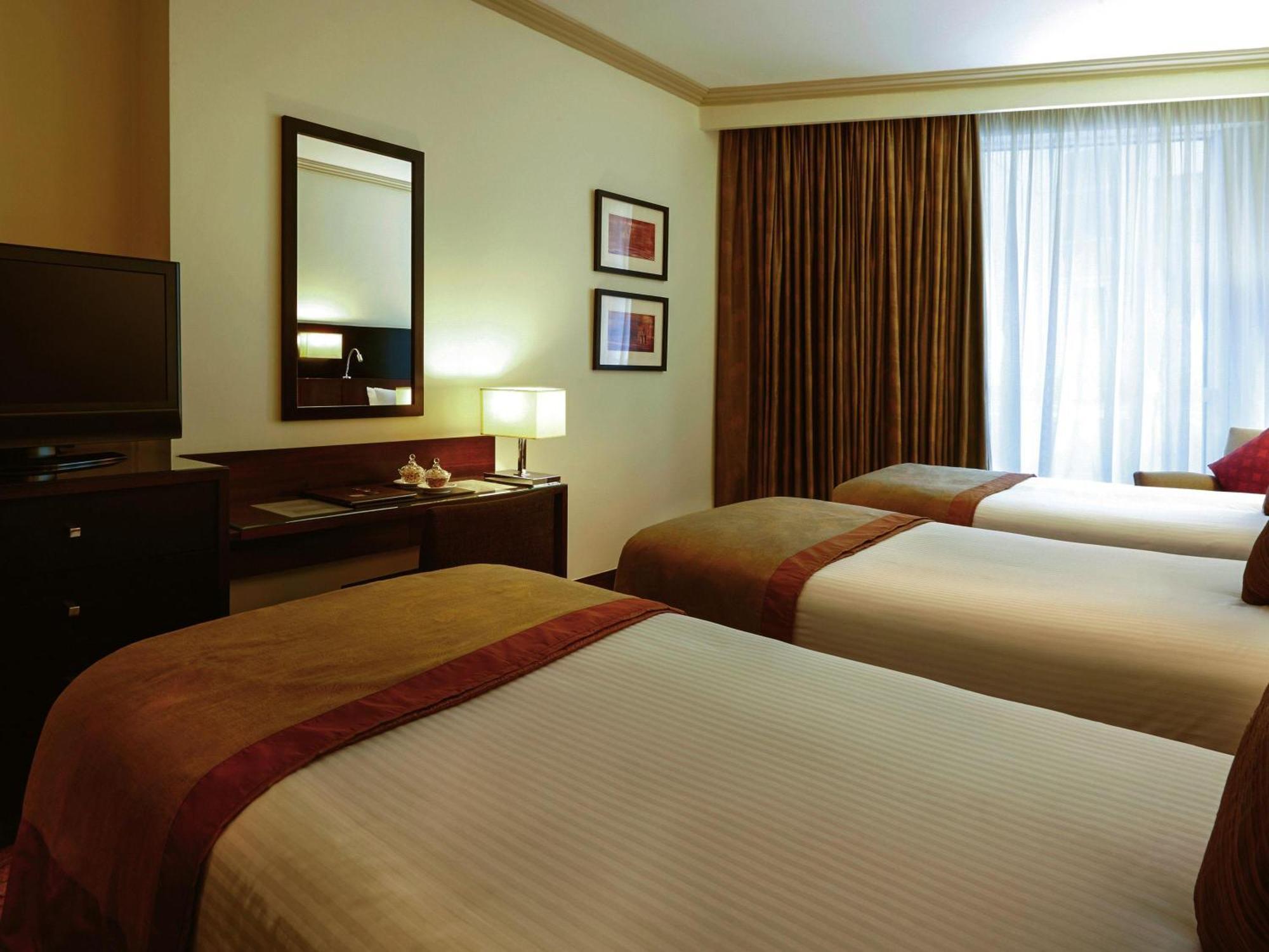 Classic Room with Four Single Beds and Partial Haram View
